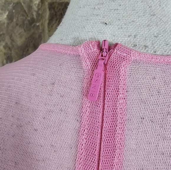 NWT Pinko 8 44 Missing 1 Abito Duchesse Diagonale Dress - Picture 7 of 14